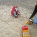 Jeu de plage en décembre ...