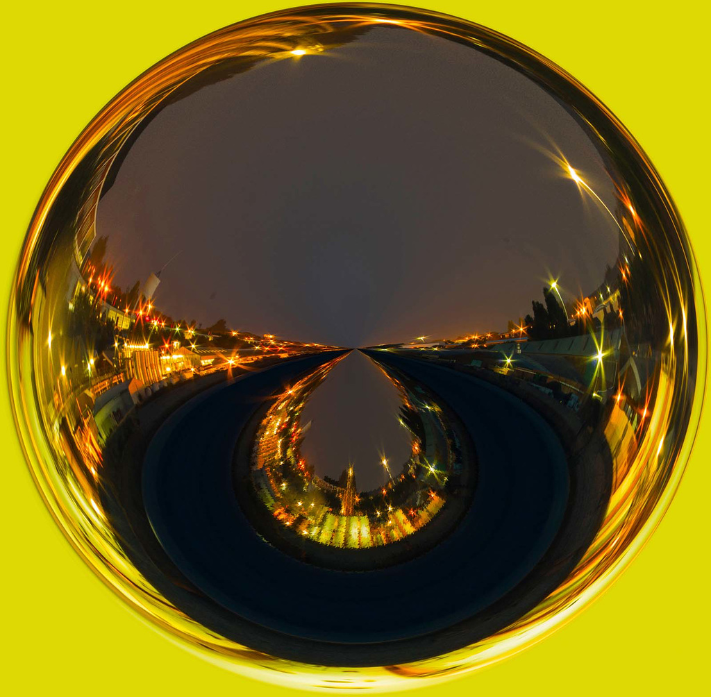 Night scene orb