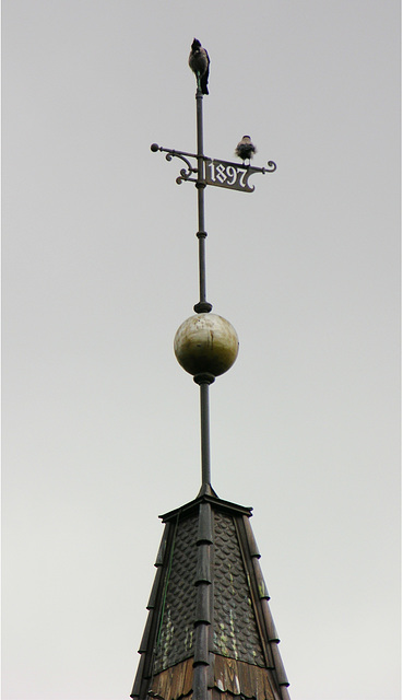 Norwegische Holzkirche in Wang