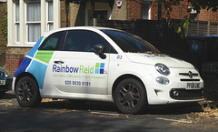 Rainbow Reid Fiat 500 - 26 August 2019