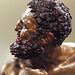 Detail of the Color Reconstruction of the Bronze Terme Boxer in the Metropolitan Museum of Art, December 2022