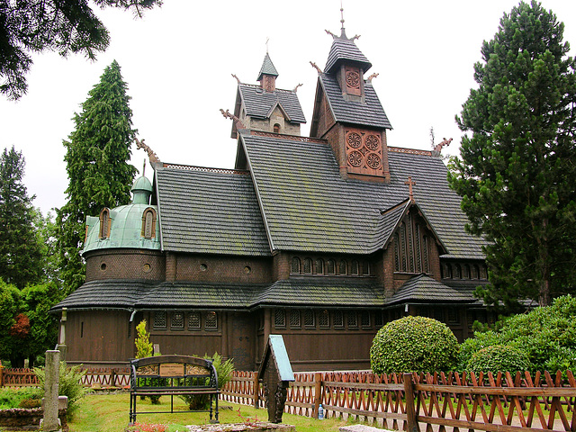 Norwegische Holzkirche Wang (um 1300)