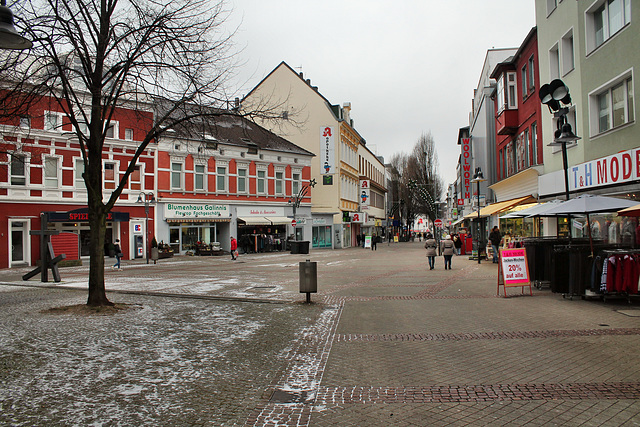 Hochstraße, Fußgängerzone (Wattenscheid) / 7.01.2017