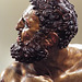 Detail of the Color Reconstruction of the Bronze Terme Boxer in the Metropolitan Museum of Art, December 2022