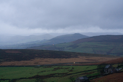 Rain over Hope Valley, New Year's Day