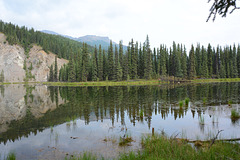 Alaska, Reflection in the Horseshoe Lake