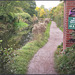 The Chesterfield canal - and towpath - and..... a narrow bit'