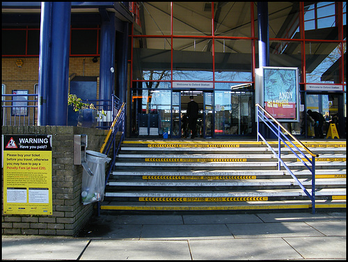 Oxford's uninspiring rail station