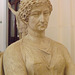 Detail of the So-called Seated Agrippina in the Naples Archaeological Museum, July 2012