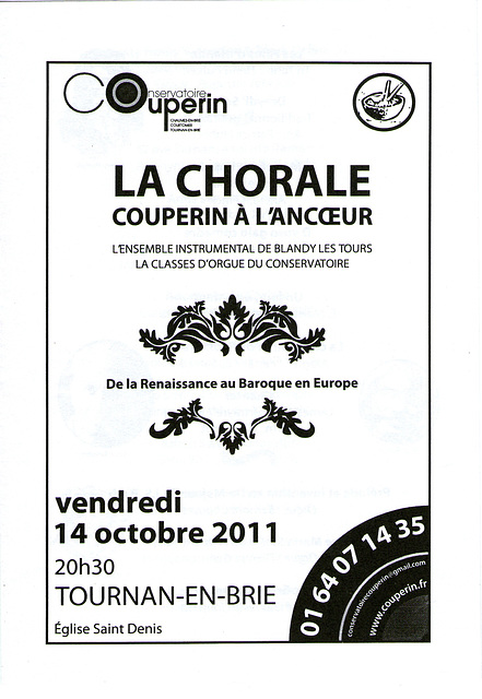 Concert à Tournan-en-Brie le 14/10/2011