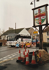 Ambassador Travel 109 (G109 HNG) in Mildenhall – 11 Feb 1995 (251-12)