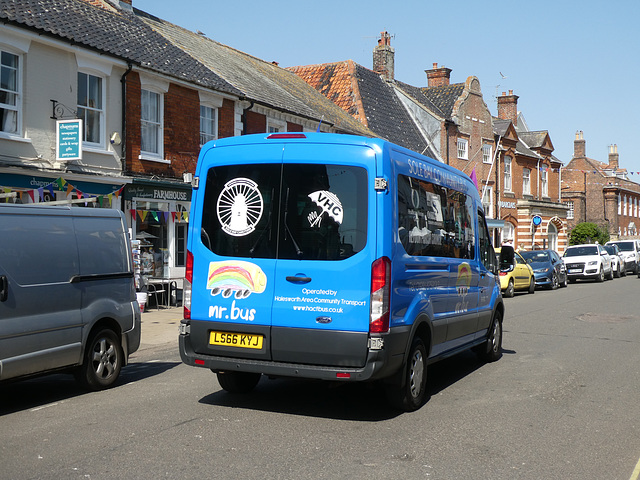 Halesworth Area Community Transport LS66 KYJ in Southwold - 18 Jul 2022 (P1120517)