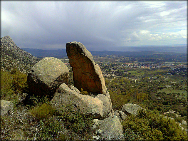 Granite finger.