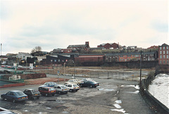 Site of the former Yelloway garage and coach station in Rochdale – 22 Mar 1992 (157-20)