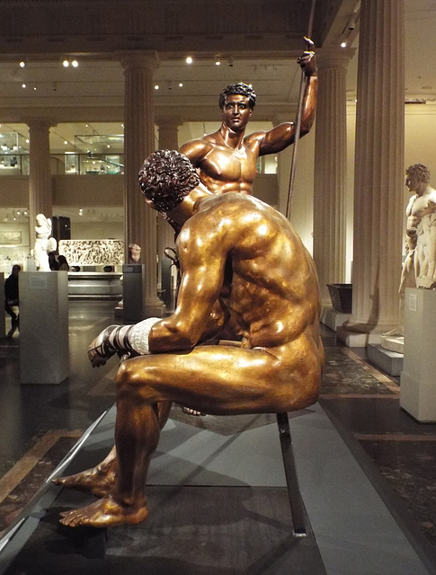 Color Reconstruction of the Bronze Terme Boxer in the Metropolitan Museum of Art, December 2022