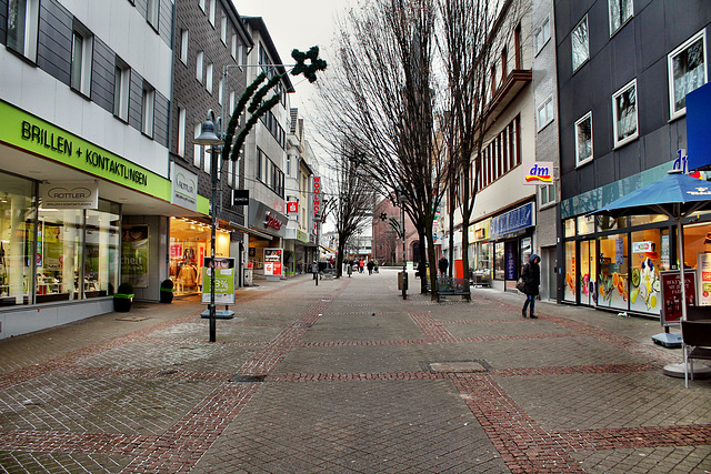 Oststraße, Fußgängerzone (Wattenscheid) / 7.01.2017