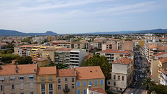 SAINT-RAPHAEL: Le musée archéologique, vue depuis le haut de la tour du musée 17