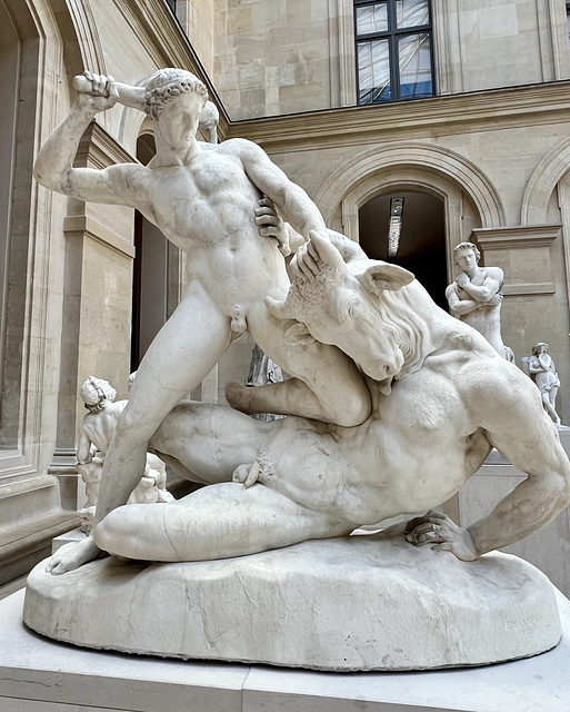 Paris 2024 – Musée du Louvre – Theseus Fighting the Minotaur