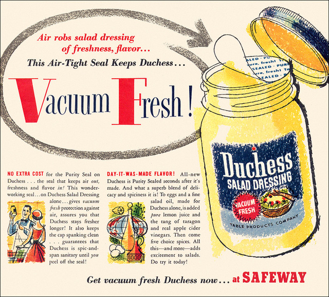 Duchess Salad Dressing Ad, 1953