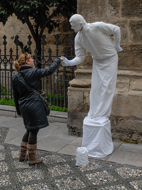 A Friendly Sculpture - Toledo Spain