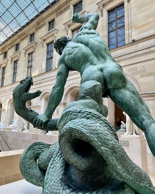 Paris 2024 – Musée du Louvre – Hercules Fighting Achelous Transformed into a Snake