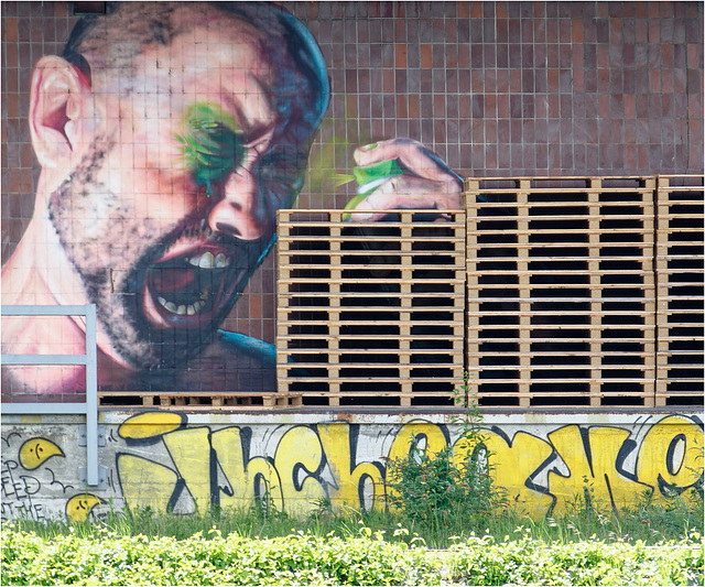 Streetart Linz Containerhafen 20 Streetart Linz Containerhafen 20