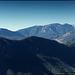 Serra d’Ensija i Pedraforca des del mirador del Orris