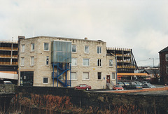 The former Yelloway Travel Bureau and office building in Smith Street, Rochdale – 22 Mar 1992 (157-19)