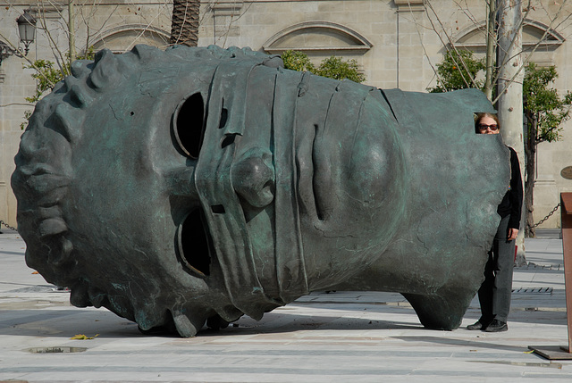 Eros Bendato by Igor Mitoraj - Seville Spain