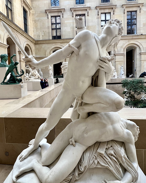 Paris 2024 – Musée du Louvre – The Death of Euryalus and Nisus