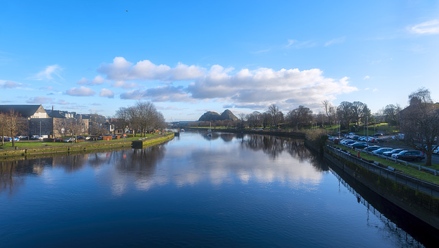 River Leven from Dumbarton Bridge