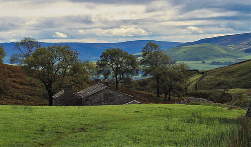 Isolated farmhouse