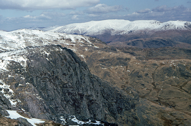 Pavey Ark and the Helvellyn range