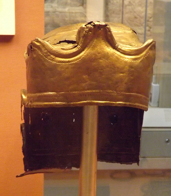 Cavalry Sports Helmet in the British Museum, May 2014