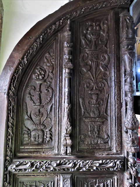 totnes church, devon , c16 doors (1)