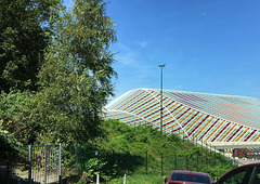 HFF - Vue de la gare arborée