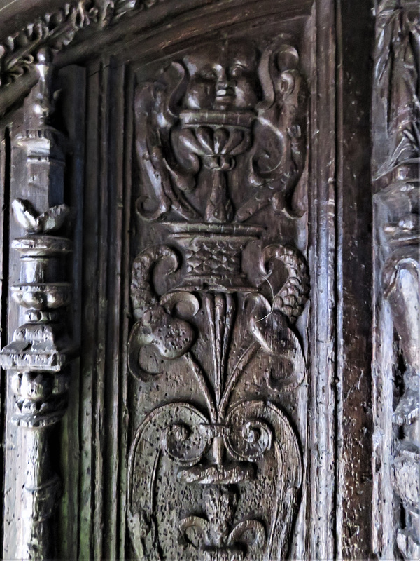 totnes church, devon , c16 doors (2)