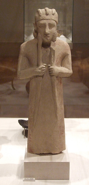 Cypriot Limestone Snake-Charmer in the Metropolitan Museum of Art, July 2010