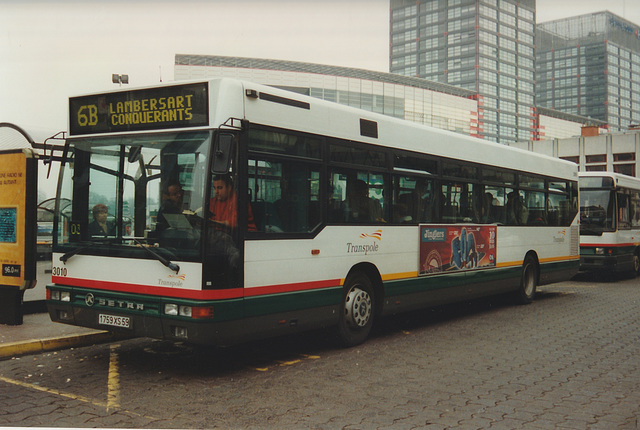 Transpole 3010 (1459 XS 59) in Lille - 17 Mar 1997