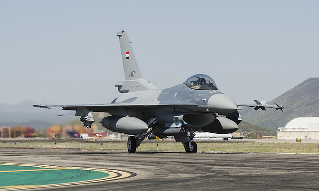 Iraqi Air Force Lockheed Martin F-16C Fighting Falcon 1617 (12-0014)