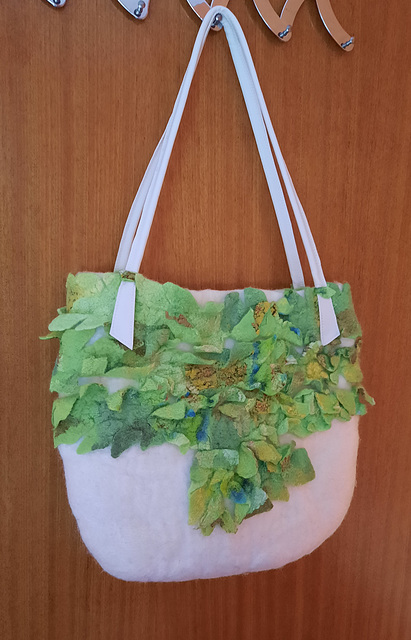 felt handbag