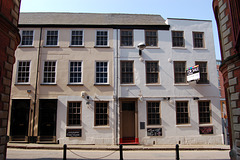 Restored Georgian Terraced Houses on Saint Mary's Gate, Lace Market, Nottingham