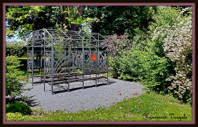 Gartenlaube Schmiedekunst