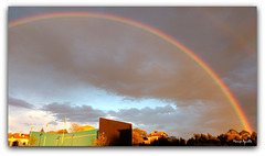 El domingo termina con un arco iris y.......