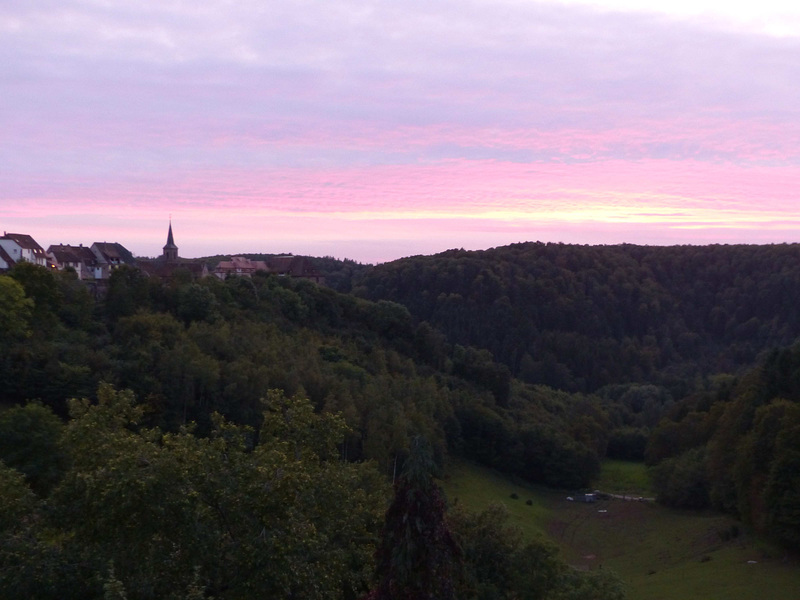 La Petite-Pierre - Sunset