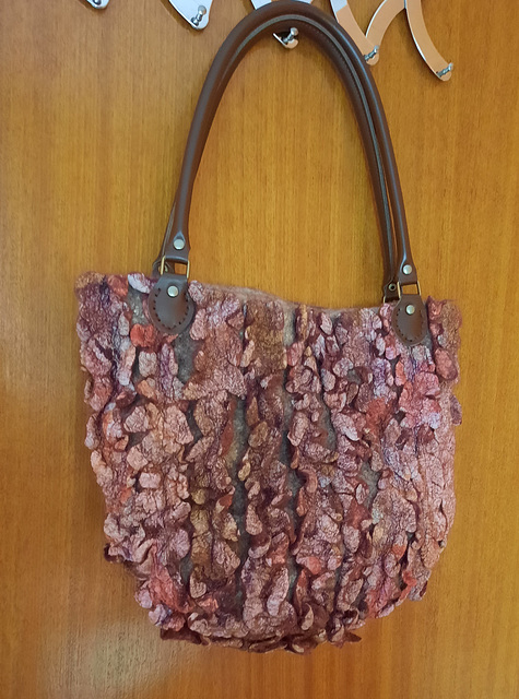 felt handbag