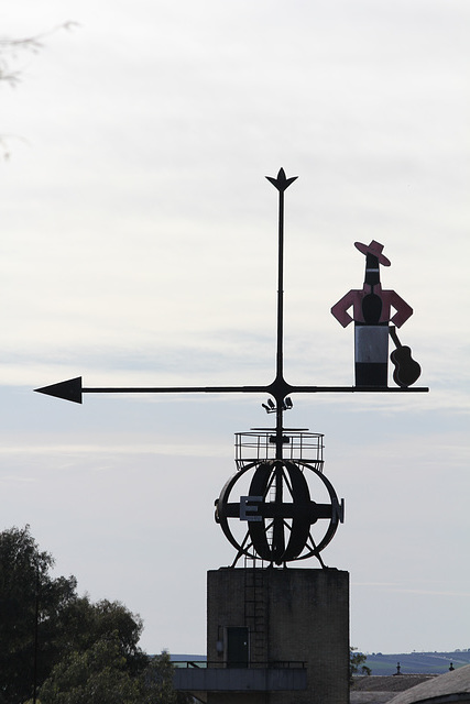 Windfahne mit "Tío Pepe"