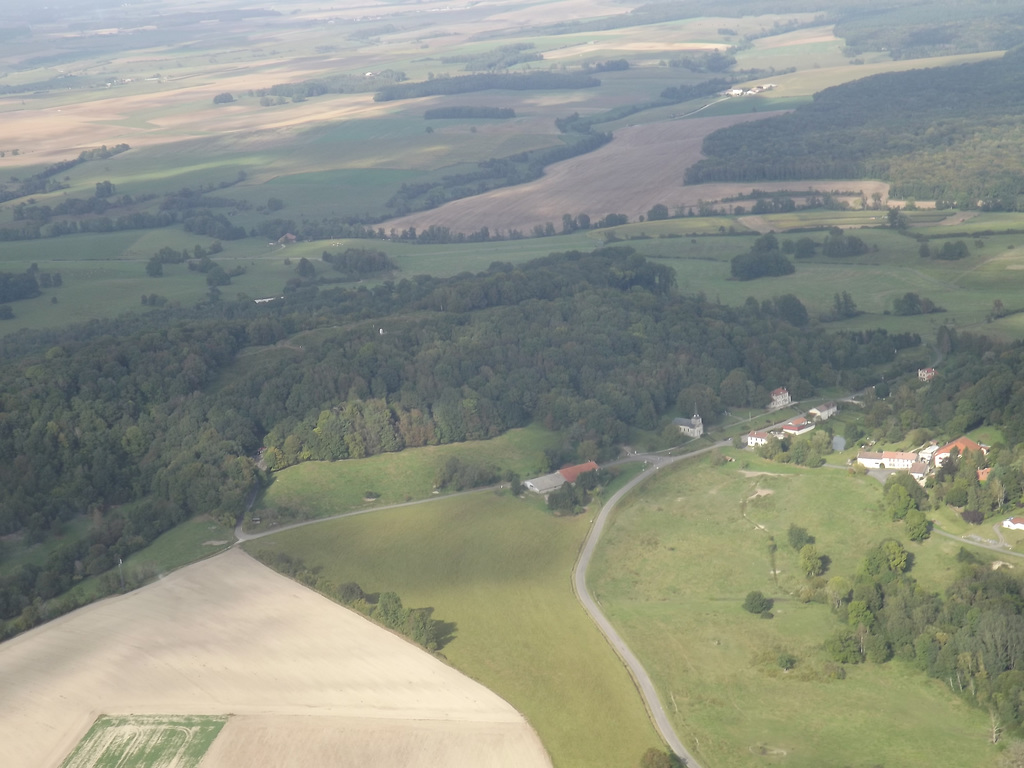 butte de Vauquois plus précisément par là