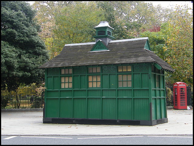 old cab drivers' shelter