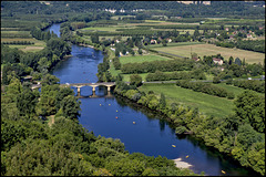 La rivière Dordogne vue de Domme